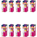 Omrs Store 10'lu Value B40 4.9W 827 2700K Sarı Renk E14 Mum LED Ampul - 0,5 W - Altın