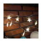 Omrs Store LED Işıklı 28'li Yıldız Işık Zinciri Dekoratif Fişli Aydınlatma Ev Dekorasyonu Süsleme Salon Oda Merdiven Balkon Süslemeleri Için Yılbaşı Eğlence Doğum Günlerine Özel Aydınlatma (10 Metre) - 00 Beyaz - Option-1