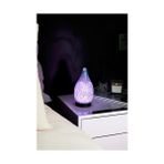 Omrs Store Marble Dekoratif Işıklı Cam Hava Nemlendirici Esansiyel Uçucu Yağ Aroma Difüzörü - 1BW-Beyaz