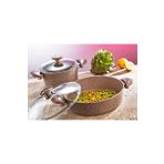 Oms 3002 9 Parça May Fair Club Bio Gri Granit Tencere Tava Seti