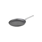 OMS 3234 - Tek Parça, Bio Granit, Ergonomik, Yapıştırmaz 24 Cm Krep Tavası Gri Gövde, Platin Detay