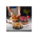 OMS 3280 Muffin 26 Cm Döküm Granit Kek Kalıbı Bakır