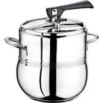 Oms 5104 Paslanmaz 5104 2 Parça Klasik Güveç 22 cm 5 lt Düdüklü Tencere