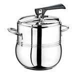 Oms 5104 Paslanmaz 5104 2 Parça Klasik Güveç 22 cm 5 lt Düdüklü Tencere