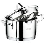 Oms Collection 2039 24 cm Dökme Ağız Çelik Tencere