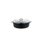 OMS Gastro 36CM Karnıyarık Tencere 3312-BLACK