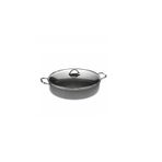 Oms Gastro Mega 34 Cm Granit Karnıyarık Tencere 3312-Gray
