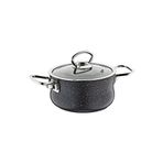 Oms Granit 14x8 cm Gri Mini Güveç Tencere