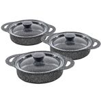 Oms Granit 3015 6 Parça Gri Alm Döküm Sahan Set