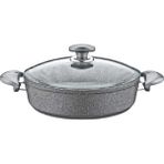 Oms Granit 34X9 cm Karnıyarık Tencere 3310 Gri - 34 x 9 cm