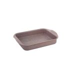 Oms Granit Dikdörtgen Fırın Tepsi 35x27cm Gri Renk