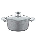 Oms Granit Gri 20 cm Derin Tencere