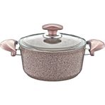 Oms Granit Kahve 24 cm Derin Tencere