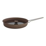 Oms Kahverengi 34x5 cm Metal Kulp Hamsi Tava