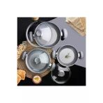Oms Om 3004.04 Gri Sahan Seti 18-20-22 Cm
