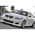 Omsa Bmw E60 5 Serisi 2003-2010 Piano Black Flaplı Ön Lip