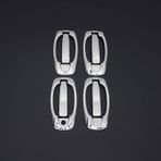 Omsa Citroen Nemo 2007-2016 Arası 8 Parça 4 Kapı Krom Kapı Kolu Set