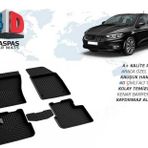 Omsa Fiat Egea Sedan 4D Siyah 2016 ve Sonrası Havuzlu Paspas