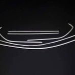 Omsa Fiat Egea SW 6 Parça 2016 ve Sonrası Krom Üst Cam Çerçevesi