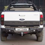 Omsa Ford Ranger Dakar 2011 ve Sonrası Ledli Sensörlü Çelik Arka Tampon