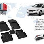 Omsa Honda Civic Fb7 4D Siyah 2012-2016 Arası Havuzlu Paspas
