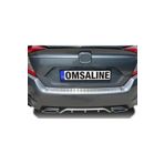 Omsa Honda Civic FC5 2016-2021 Arası Taşlı Krom Arka Tampon Eşiği