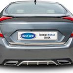 Omsa Honda Civic FC5 ABS 2016 ve Sonrası Oem Boyasız Bagaj Üstü Spoiler