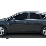 Omsa Opel Astra J HB 12 Parça 2010-2014 Arası Krom Cam Çerçevesi