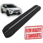 Omsa Rav4 2018 2024 Araca Özel Nevada Siyah Yan Basamak