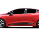Omsa Renault Clio 4 HB/SW Siyah Krom 4 Parça Formlu 2012-2018 Arası Yan Kapı Çıtası