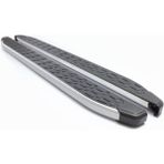 Omsa Renault Kangoo 2 2008-2021 Arası Blackline Kısa Şase Alüminyum Yan Basamak