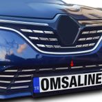 Omsa Renault Megane 4 HB 2021 ve Sonrası 7 Parça Krom Ön Tampon Alt Çıta
