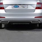 Omsa Skoda Octavia A7 Krom 2013-2019 Arası 3 Parça Egzoz Ucu Arka Difüzör