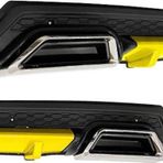 Omsa Universal Elit Plus Y 2 Krom Egzos Sarı Mat Siyah Abs Plastik Difüzör