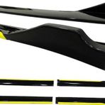 Omsa Universal Race Flaplı Sarı Piano Black ABS Marşpiyel