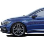 Omsa VW Passat B8.5 R-Line Krom Mavi 4 Parça ABS 2019 ve Sonrası Çamurluk Çıtası