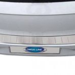 Omsa VW Polo 2017 ve Sonrası Taşlı Krom Arka Tampon Eşiği