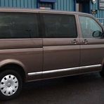 Omsa VW T5 Caravelle 2003 ve Sonrası 5 Parça Çift Sürgü Kısa Şase Krom Yan Kapı Çıtası