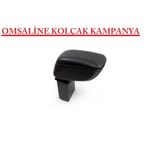 Omsaline Dacia Logan MCV 2014 Sonrası Sürgülü Siyah Kol Dayama Kolçağı