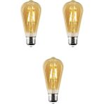 Ömür Avize 8W E27 Amber Renk Rustik LED Ampul CT-4290 (3lü Gönderilmektedir) - 1 - Beyaz