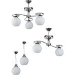 Ömür Avize Avizeseti Modern Füme Komple Set Avize Tekli Ikili Üçlü Avize - 1 - Beyaz