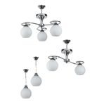 Ömür Avize Avizeseti Modern Füme Komple Set Avize Tekli Ikili Üçlü Avize