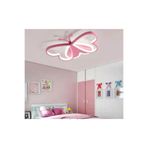 Omur Avize Pembe Kelebek Cocuk Odasi Ledli Avize