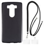 Omuz Askılı/Boyun Askılı TPU Telefon Kılıfı Seti LG V10 ile Uyumlu, Ayarlanabilir İpli Darbeye Dayanıklı Koruma