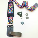 Omuz Yastıklı Gitar ve Ukulele Askısı, Strap Lock, Pena Kılıfı, Kafa Bağlantı Aparatı - Trıp Sr