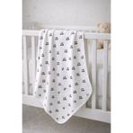 OMY %100 PAMUKLU MOM&DAD DESENLİ BATTANİYE&KUNDAK 80X80 CM YENİDOĞAN&HASTANE ÇIKIŞI