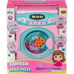 OMZ 02608 Sesli ve Işıklı Çamaşır Makinesi -Oydaş Kız Erkek Çocuk Oyuncak Eğitici Oyuncaklar - Çok Renkli
