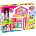 OMZ 03661 Dede, Lola'nın 2 Katlı Evi / +3 Yaş Kız Erkek Çocuk Oyuncak Eğitici Oyuncaklar - Çok Renkli