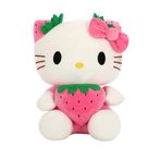 OMZ 1 Adet Hello Kitty Peluş Büyük Boy 50 CM Pembe/Mor/Kırmızı Erkek Cocuk Oyuncakları Kız Cocuk Oyuncak