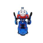 OMZ 1 Adet Mavi Robota Dönüşen Sesli Işıklı Tren Erkek Cocuk Oyuncakları Kız Cocuk Oyuncakl